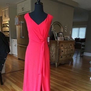 Red gown